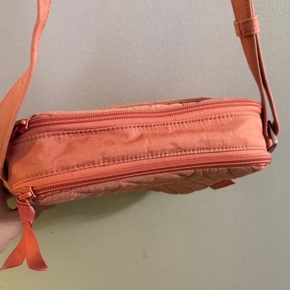 Vera Bradley Quilted Pink Crossbody Bag - Picture 6 of 9